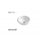 AZZURRA JUBILAEUM раковина круглая диаметр 45*h18см -