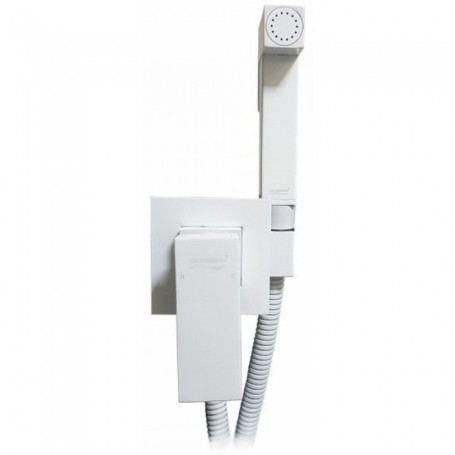 Гигиенический душ Grohenberg GB002 белый матовый в комплекте со встраиваемым смесителем