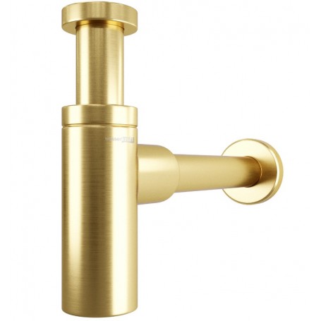 Сифон для раковины WasserKRAFT Aisch A170 матовое золото -