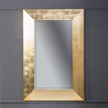 Зеркало Armadi Art NeoArt Chelsea поталь золото, с подсветкой 80х120 см