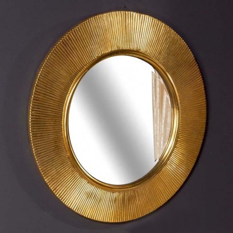 Зеркало Armadi Art NeoArt Shine золото, диаметр 82 см