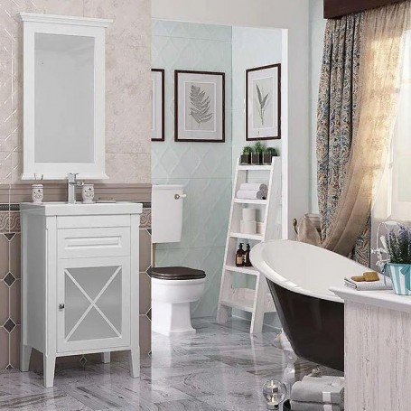 Мебель для ванной Опадирис Палермо 50 цвет белый - Vanna-retro.ru