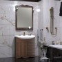 Мебель для ванной Опадирис Клио 75 цвет орех, раковина "стиль" - Vanna-retro.ru