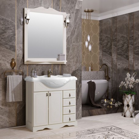 Мебель для ванной Опадирис Клио 85 цвет бежевый - Vanna-retro.ru