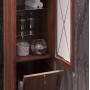 Пенал Опадирис Борджи 45 с корзиной для белья (цвет орех) - Vanna-retro.ru