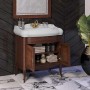 Мебель для ванной Опадирис Лоренцо 80 цвет орех - Vanna-retro.ru