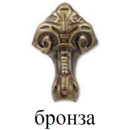 Ножки чугунные Эстет в цвете бронза (комплект 4 шт.) -