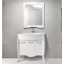 Мебель для ванной Белюкс Бриз 90 в белом цвете - Vanna-retro.ru