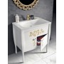 Мебель для ванной Белюкс Порто 80, цвет белый с золотом -