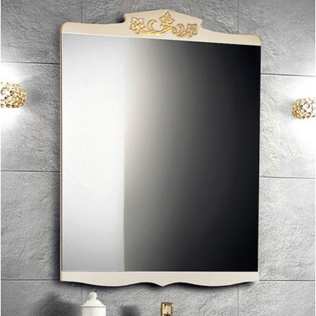 Зеркало Белюкс Порто 70, цвет бежевый с золотом - Vanna-retro.ru
