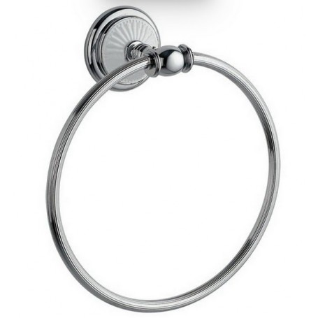 Полотенцедержатель кольцо Bogeme Vogue Bianco, 10135, цвет: