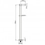 Колонны для напольного смесителя Magliezza 938-cr хром -