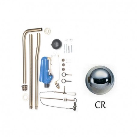 Комплект механизмов для высокого бочка с трубой и цепочкой
