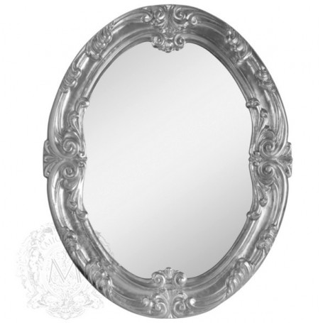 Зеркало овальное Migliore 70.702 (цвет серебро) - Vanna-retro.ru