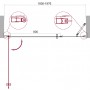 Душевая дверь BelBagno ETNA-B-11-100+100-C-Cr