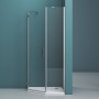 Душевой уголок BelBagno KRAFT-P-1-80-C-Cr-L