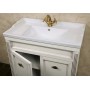 Мебель для ванной La Beaute Vivien BVI80P.LBP (белый с патиной) ➦ Vanna-retro.ru