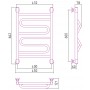 Полотенцесушитель Сунержа Элегия+ 020-0205-6040