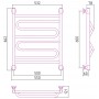 Полотенцесушитель Сунержа Элегия+ 020-0205-6050