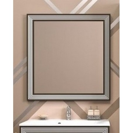 Зеркало с подсветкой Опадирис Карат 80 цвет белый с серебром - Vanna-retro.ru