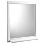 Зеркало Caprigo Albion 80-100 цвет белый матовый патина серебро - Vanna-retro.ru