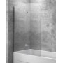 Шторка на ванну Kolpa San Terra 112х145 см TP112D, стекло прозрачное ➦