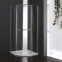 Душевой уголок Cezares Bergamo-RH-1 L/R Arco 120х90, стекло прозрачное ➦