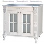 Мебель для ванной Атолл Александрия 80 К (слоновая кость / патина серебро) 85х59 см