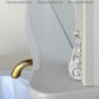 Мебель для ванной Атолл Александрия 80К (слоновая кость / патина серебро) 85х59 см