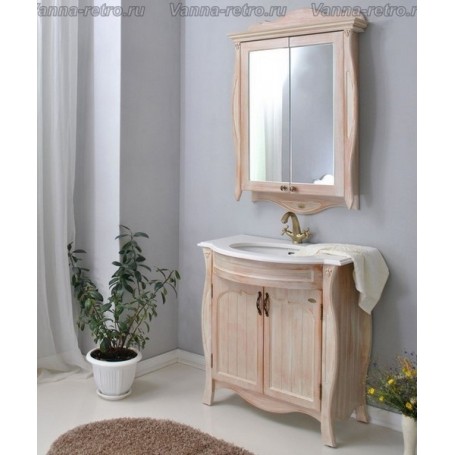 Мебель для ванной Атолл Ривьера (apricot / абрикосовый) ➦ Vanna-retro.ru