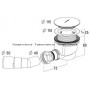 Сифон для поддона Radaway Turboflow 690 (диаметр 90 мм) -