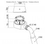 Сифон для поддона Radaway Turboflow R399 (диаметр 90 мм) -