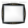 Зеркало Акванет Виктория 90 (черный с золотом) - Vanna-retro.ru