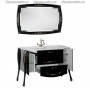 Мебель для ванной Акванет Виктория 120 (черный с золотом) -