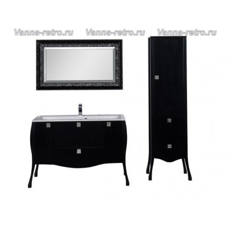 Мебель для ванной Акванет Мадонна 120 (черный) - Vanna-retro.ru