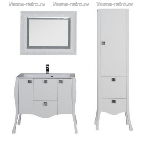 Мебель для ванной Акванет Мадонна 90 (белый) - Vanna-retro.ru