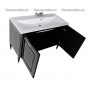 Мебель для ванной Акванет Паола 120 (черный с серебром) -