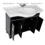 Мебель для ванной Акванет Валенса 110 (черный, декор краколет