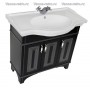 Мебель для ванной Акванет Валенса 100 (черный, декор краколет