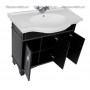 Мебель для ванной Акванет Валенса 90 (черный, декор краколет