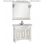 Мебель для ванной Акванет Валенса 90 (белый, декор краколет
