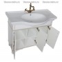 Мебель для ванной Акванет Валенса 90 (белый, декор краколет