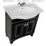 Мебель для ванной Акванет Валенса 80 (черный, декор краколет