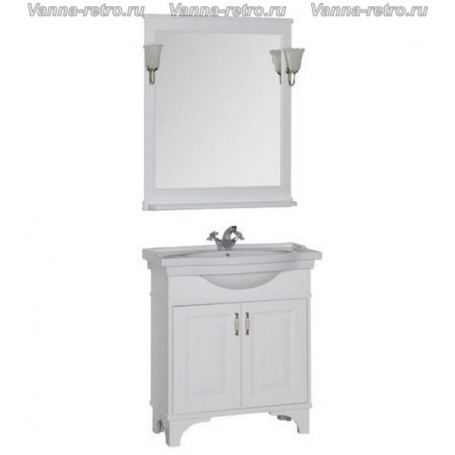 Мебель для ванной Акванет Валенса 80 (белый матовый) -