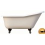 Чугунная ванна Magliezza Beatrice (ножки золото) 153х76,5 -