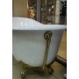 Чугунная ванна Magliezza Beatrice (ножки золото) 153х76,5 -