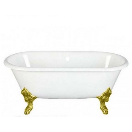 Чугунная ванна Magliezza Patricia (ножки золото) 183x80 -