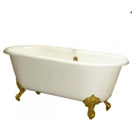 Чугунная ванна Magliezza Patricia (ножки золото) 168х76,5 -