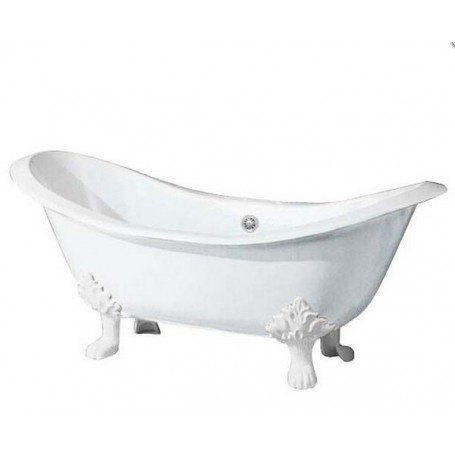 Чугунная ванна Magliezza Julietta (ножки белые) 183х78 -