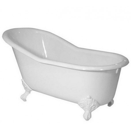 Чугунная ванна Magliezza Gracia (ножки белые) 170х76 -